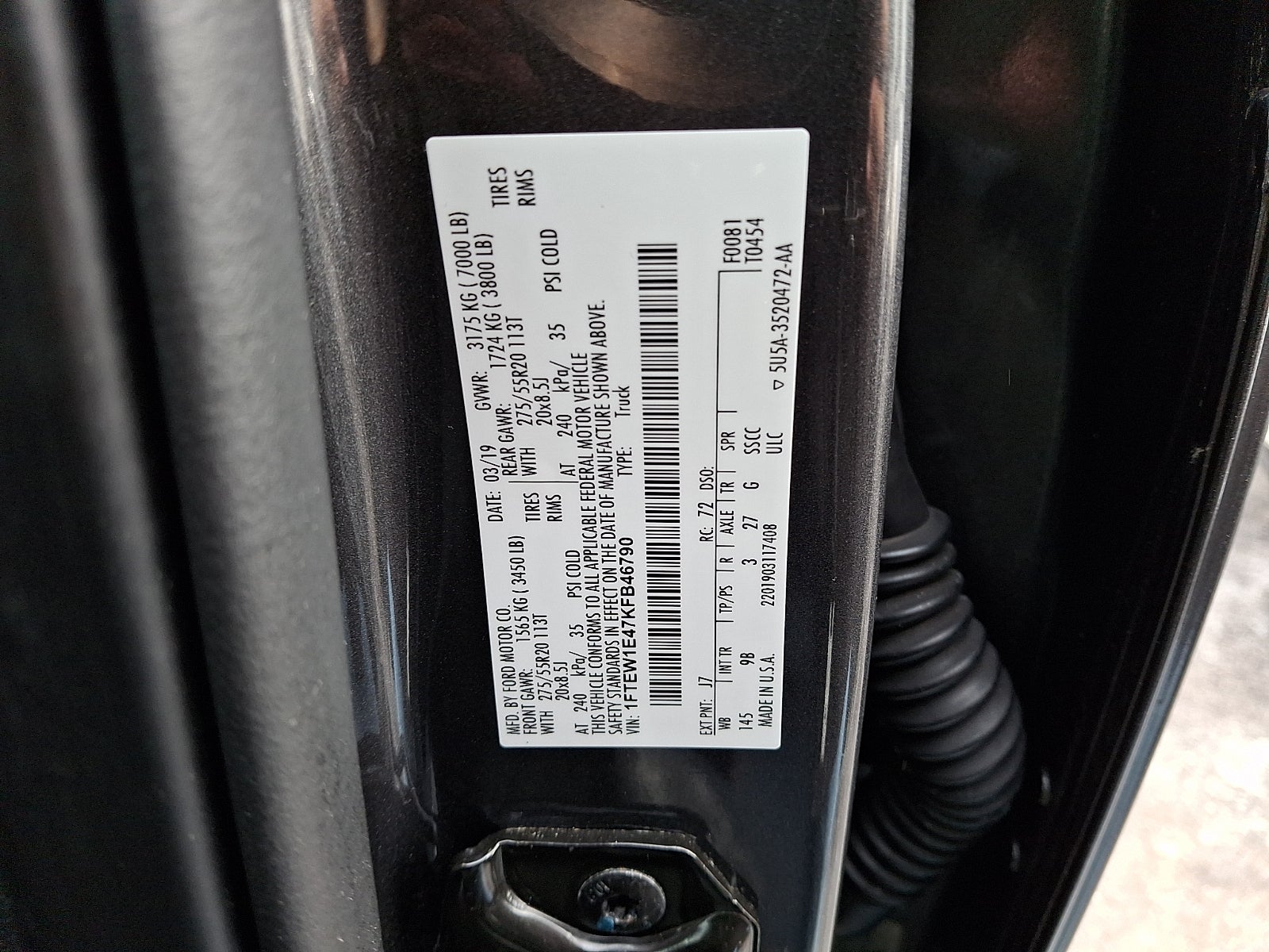 2019 Ford F-150 Platinum