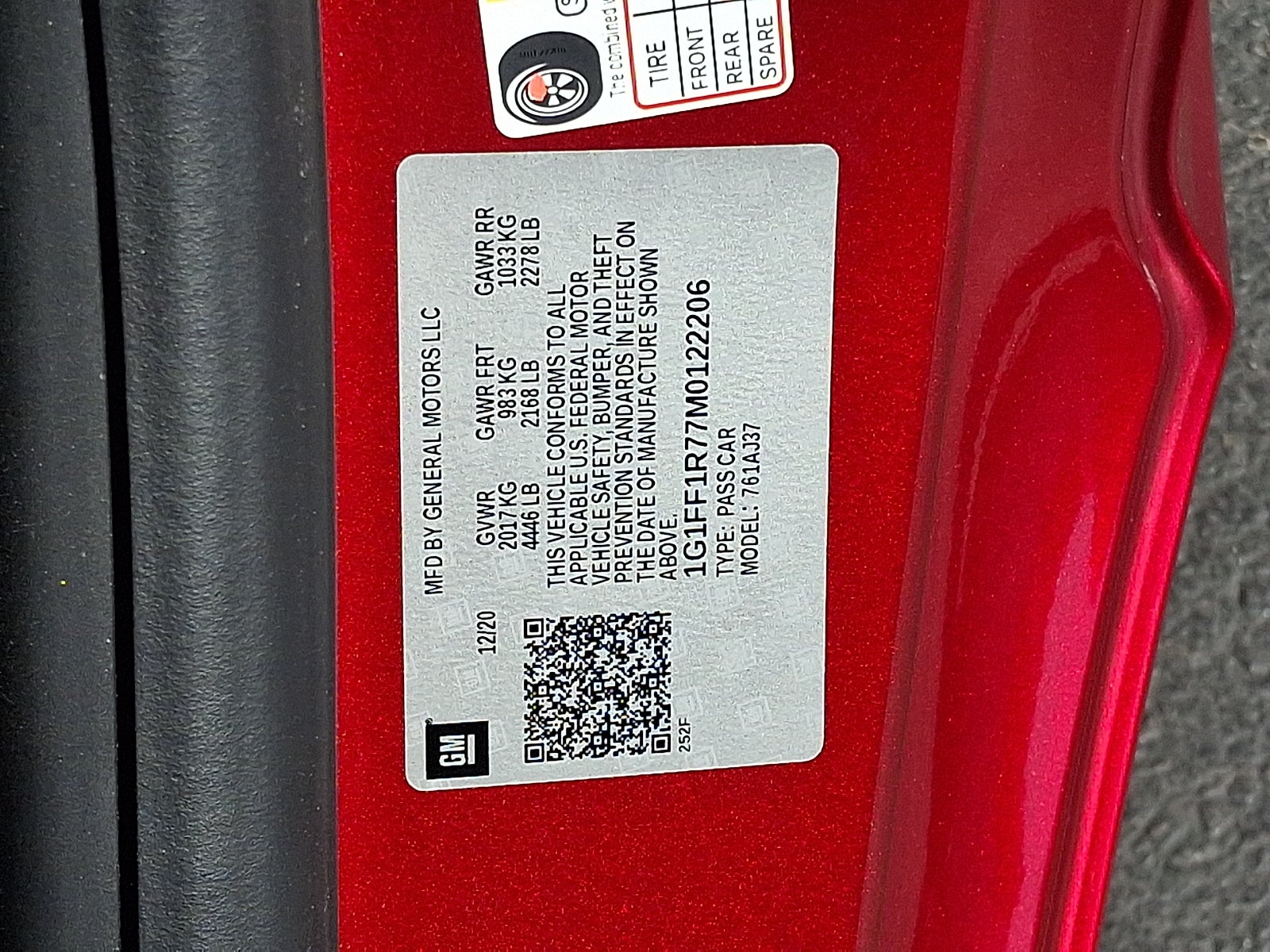 2021 Chevrolet Camaro LT1