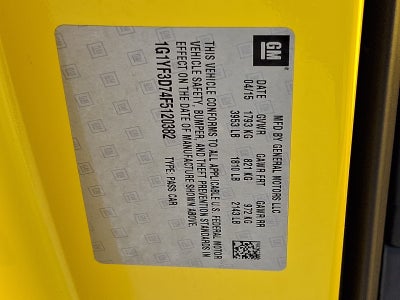 2015 Chevrolet Corvette Stingray 3LT