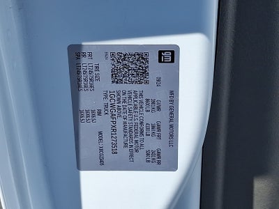 2024 Chevrolet Express Cargo 2500 WT