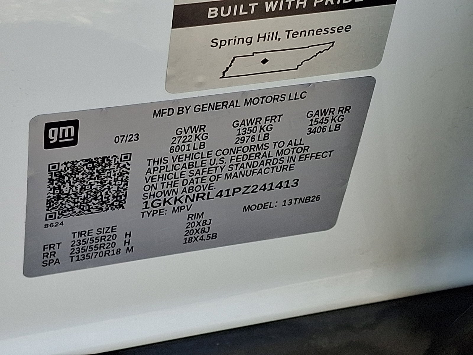 2023 GMC Acadia SLE