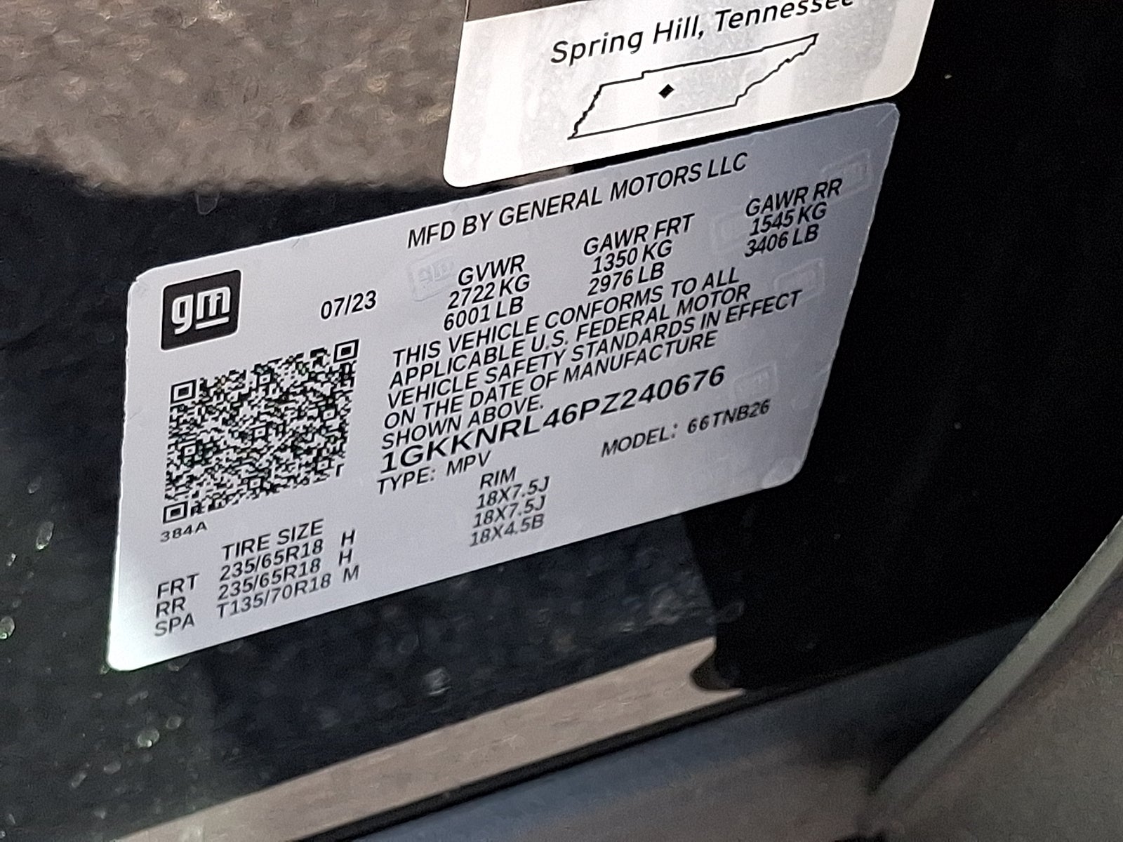 2023 GMC Acadia SLE