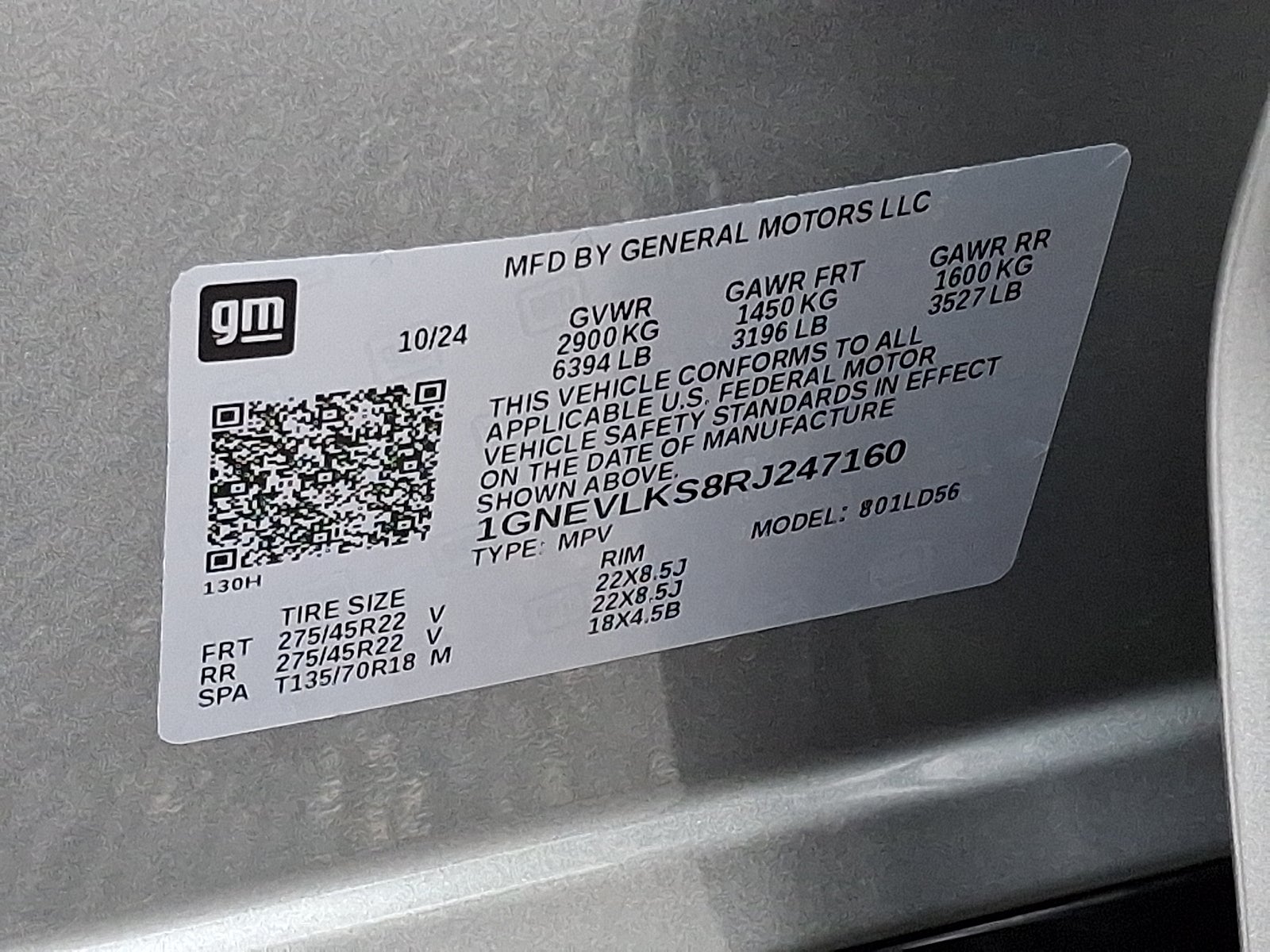 2024 Chevrolet Traverse RS