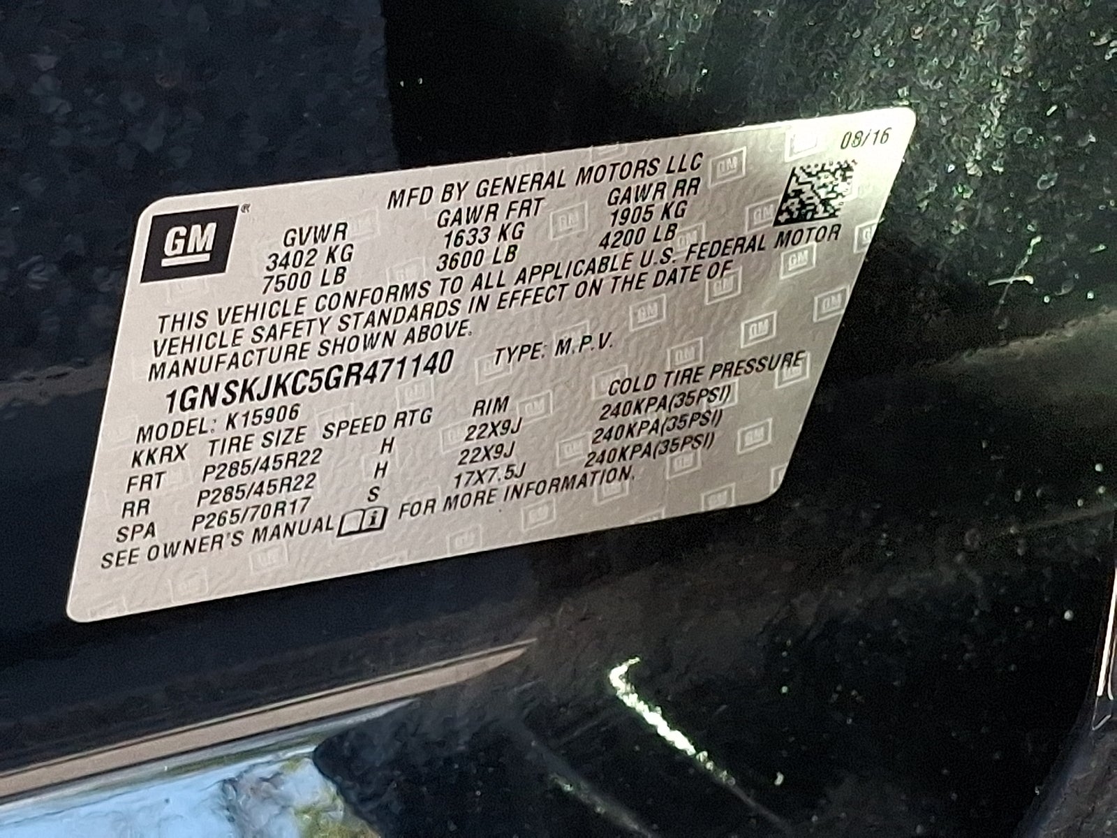 2016 Chevrolet Suburban LTZ