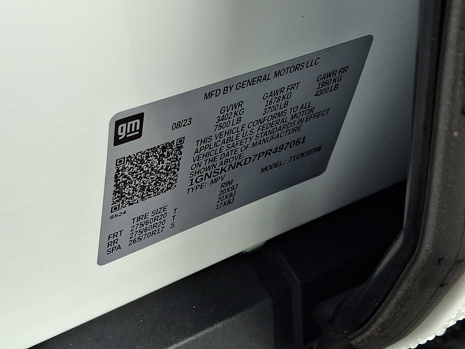 2023 Chevrolet Tahoe LT