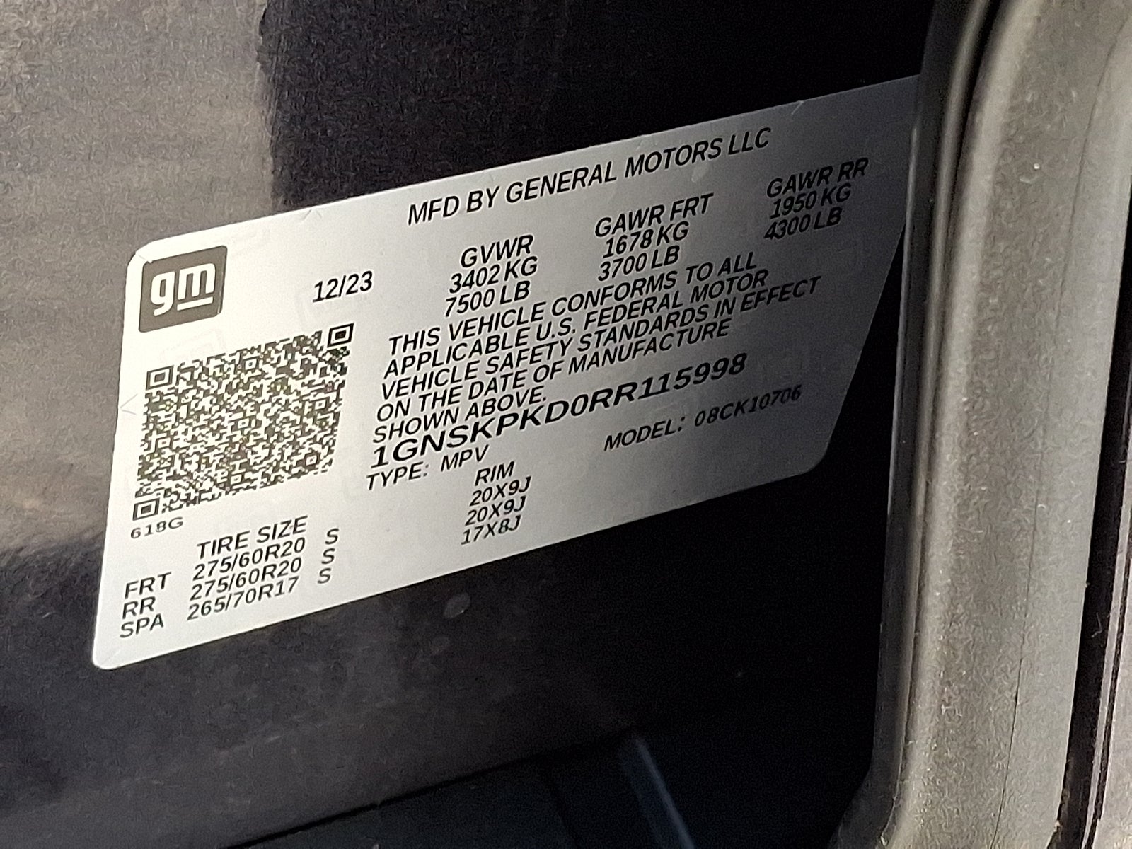 2024 Chevrolet Tahoe Z71
