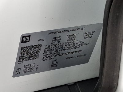 2022 Chevrolet Tahoe RST