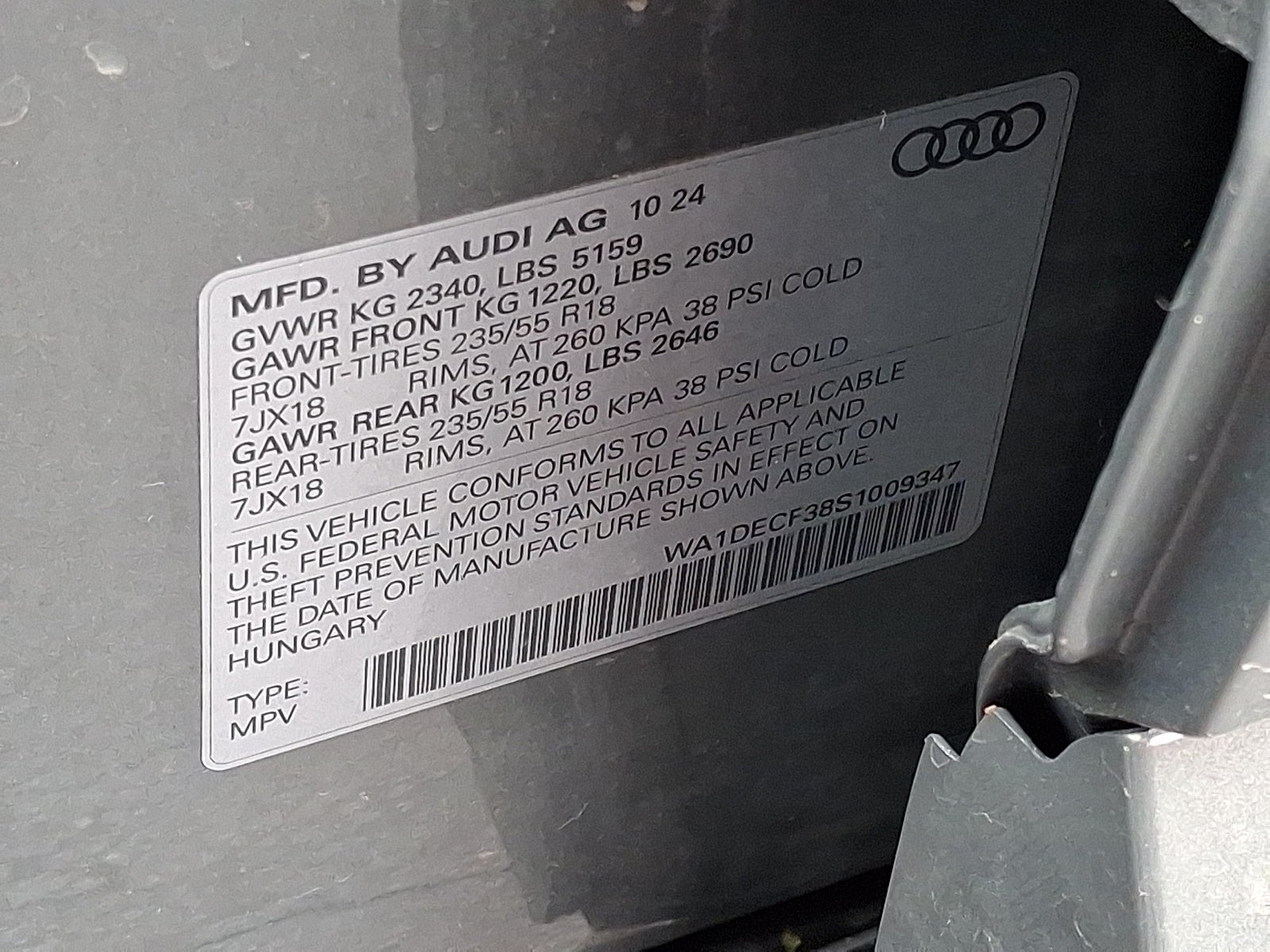 2025 Audi Q3 S line Premium