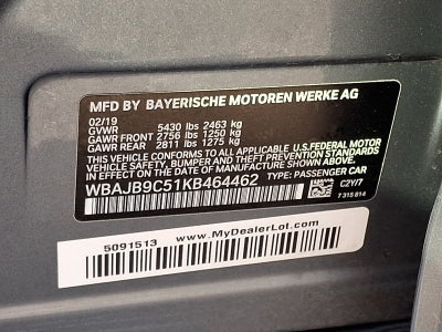 2019 BMW M550i xDrive
